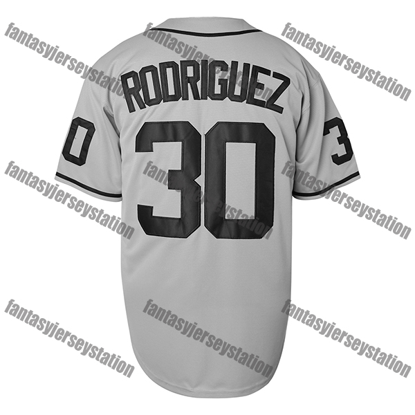 IN STOCK The Sandlot Baseball Jersey 30 Rodriguez Grey Embroidered Sports Shirt For Practice, Breathable Comfortable Fabric, Gifts For Son Dad Basebal