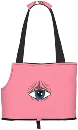 Others Dog Carrier Pink Evil Eye Slings Pet Bag for Puppy Cat Small Foldable Handbag Pets Tote Purse Picnic Travel Outdoor pattern31 H250213