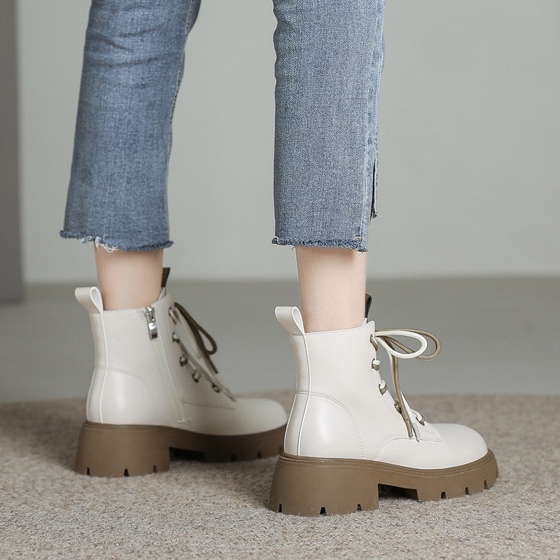 Boots Winter Lady Round New Toe Shoes Zipper Designer Boots-Women Autumn Lolita High Heel Ankle Fashion Rock eda6 -Women