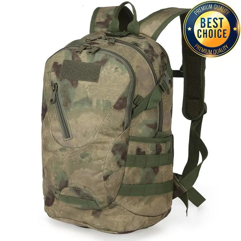 35L Tactical Backpack 900D Men Camping Hiking Camouflage Bag Hunting Climbing Rucksack Utility Travel Outdoor Knapsack 241127