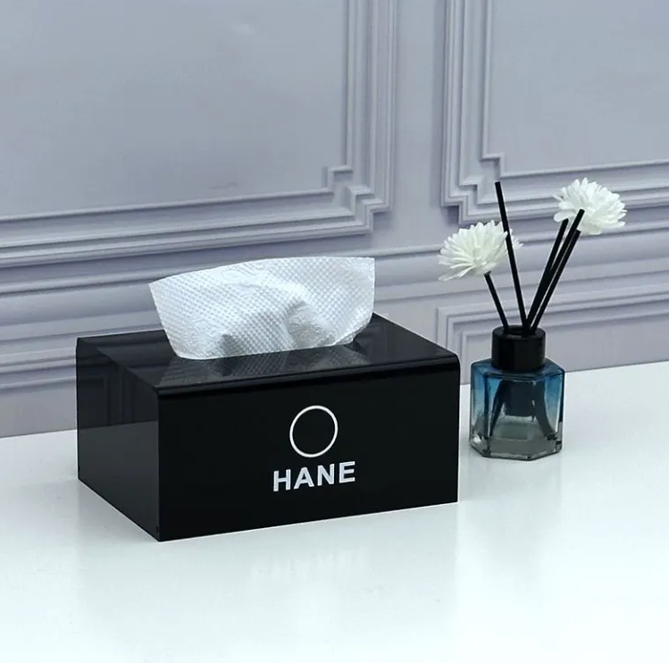 19 style Acrylic bedroom living room goods organizer box Home storage box desktop Home items multifunctional Large capacity storage tray letter logo S