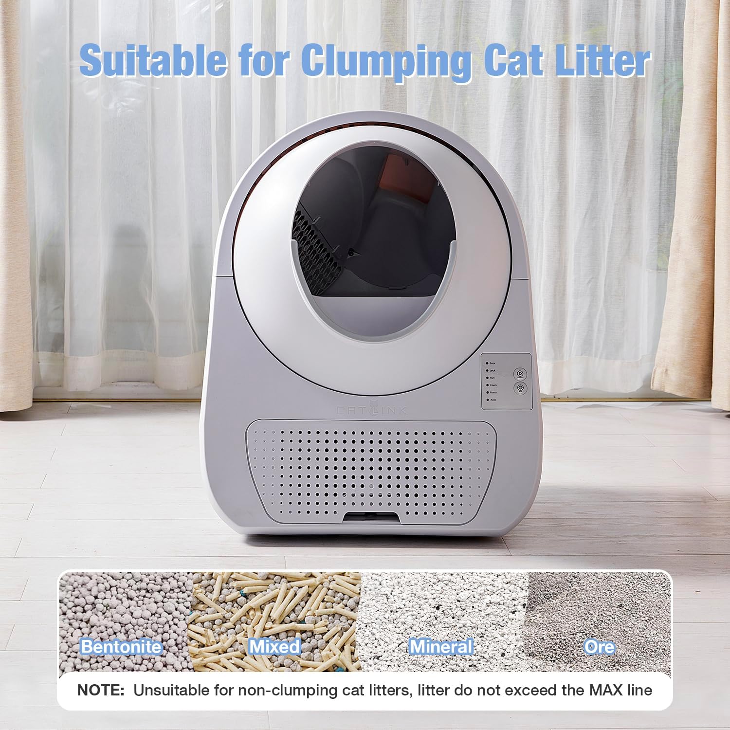 40 Pack CATLINK Trash, for Automatic Cat Litter Box for SCOOPER YOUNG & SCOOPER LUXURY PRO Not Suitable for SCOOPER SE