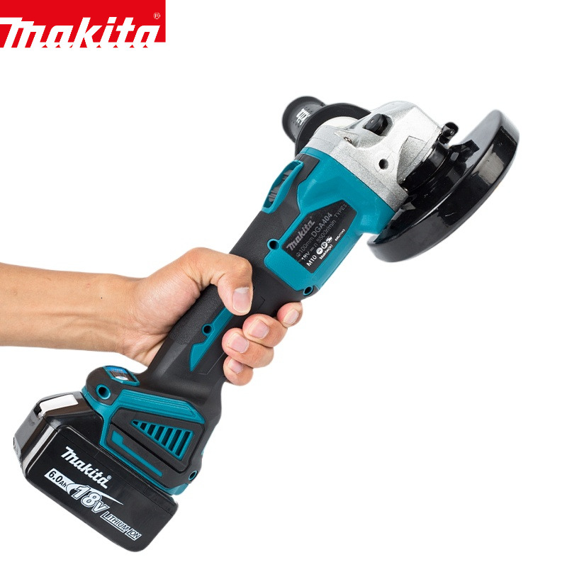 18V 125Mm Dga404 Brushless Lithium Electric Angle Grinder Rechargeable Cutting High Power Polishing Hine