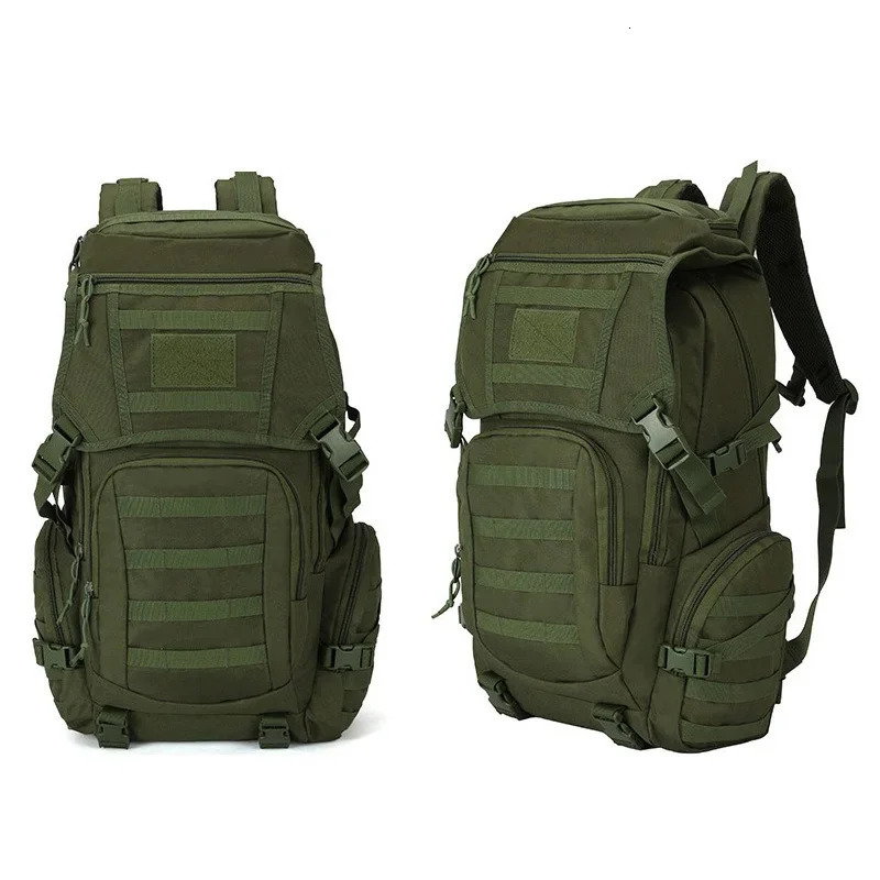 Large Capacity Outdoor Sports Bag Tactical Backpack Outdoor Fishing Hiking Camping Rucksack Bag 50L 241127