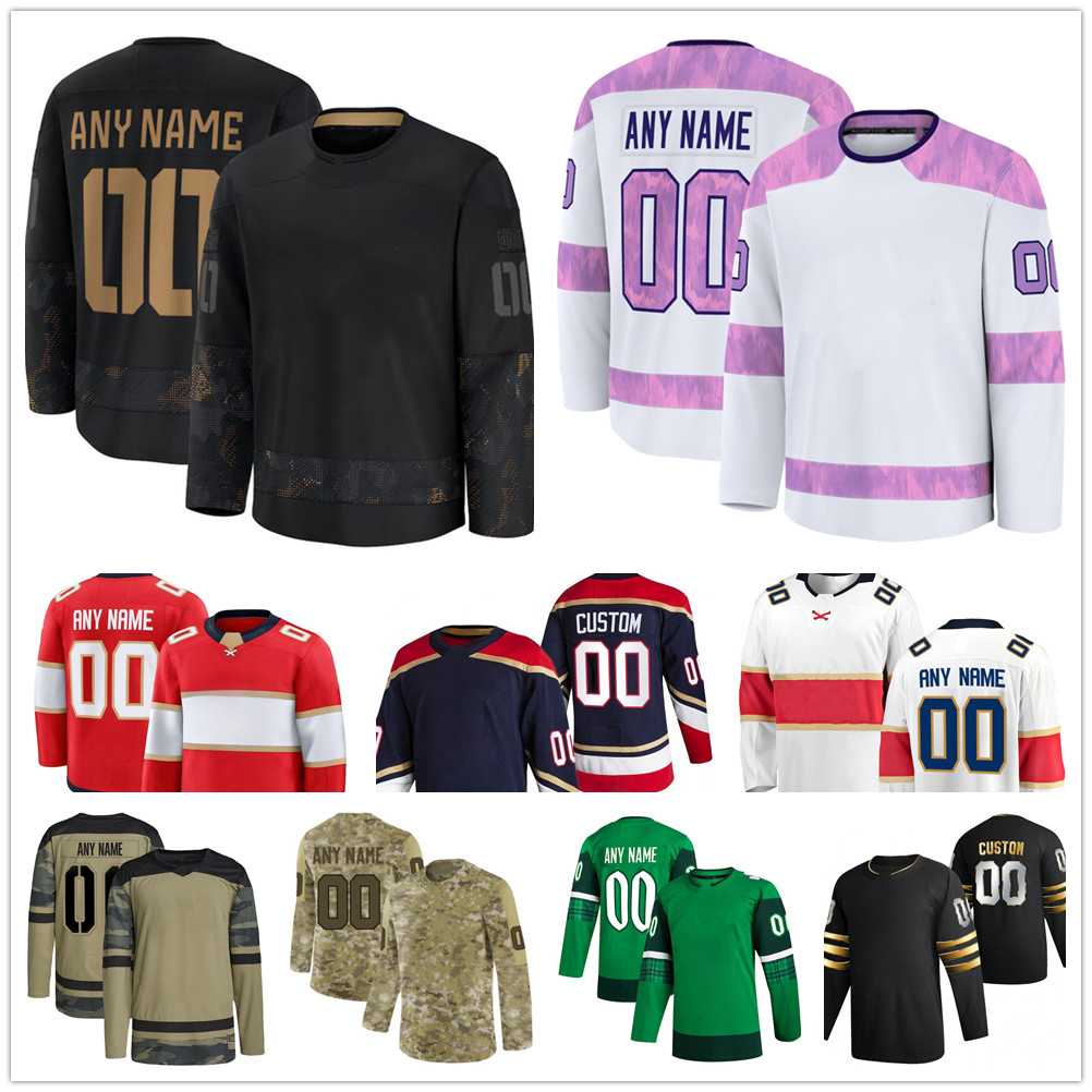 2024/25 Military Appreciation I Salute Hockey Jersey 16 Aleksander Barkov 15 Anton Lundell 72 Sergei Bobrovsky 19 Matthew Tkachuk 13 Reinhart 23 Verhaeghe Stitched