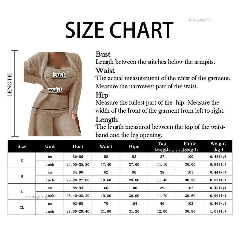 Women's Tracksuits 3pcsSet Lounge Wear Tracksuit Autumn Winter Outfits Cardigan Velvet Crop Top Long Sleeve Coat High Waist Pants Set 230131