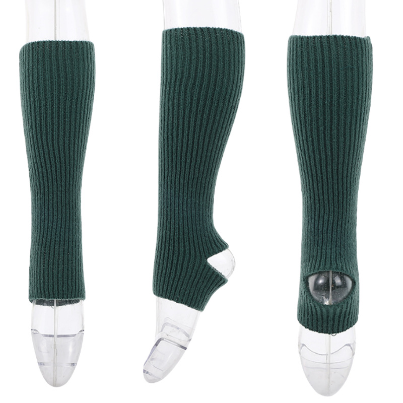 New Adult and Child Latin Dance Protective Leg Cover Knitted Yarn Ballet Warm Leg Yoga Step Warm Socks