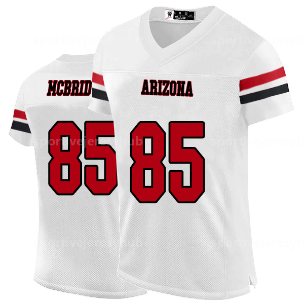 Shxinet Men/Women/Youth Football Jersey Murray Baker Conner Collins McBride Higgins Weaver Hernandez Thompson Brown Red White Personalized Name Number