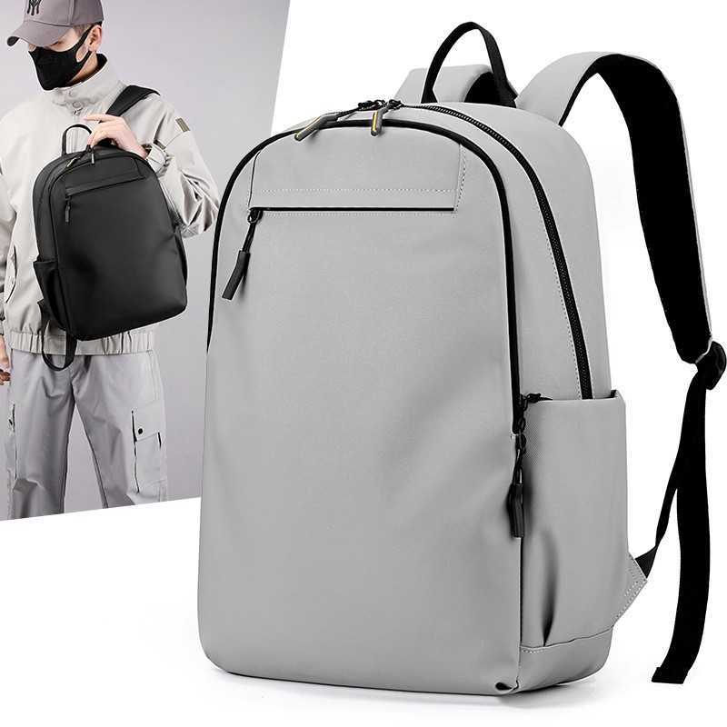 Men's Backpack 2024 New Fashionable Large Capacity Computer Backpack Business Leisure Simple Travel Student Backpack