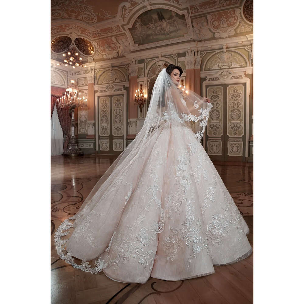 Pink Queen Wedding Blush Dresses Sweetheart Hard Satin Or Length Lace Ball Gown Custom Made Quinceanera Gowns S 6660306