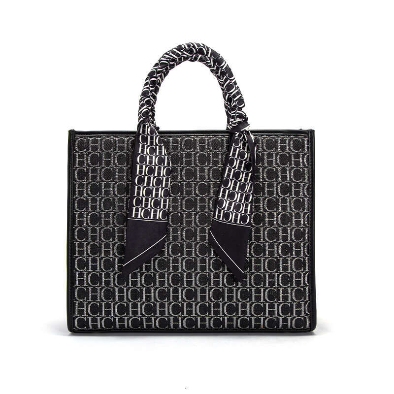 Fashionable Classic Handbag Square Design Letter Printed Retro Women's Handbag Large Capacity Women's Bag