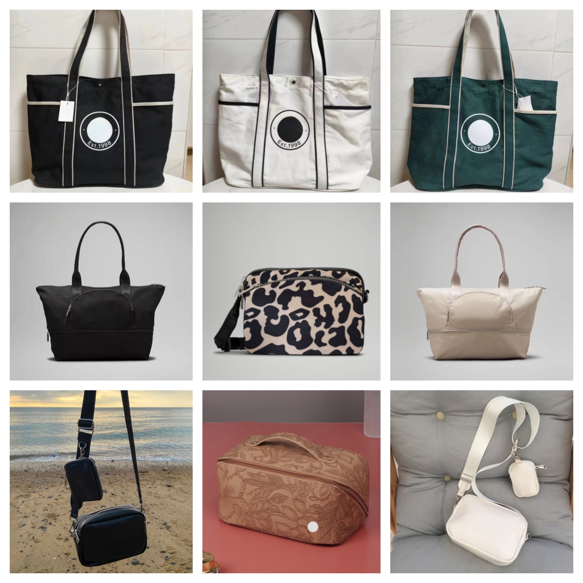 Outdoor Bags Large capacity Canvas bag Nylon Handbags Fashion Shopping Bags Travel Bag