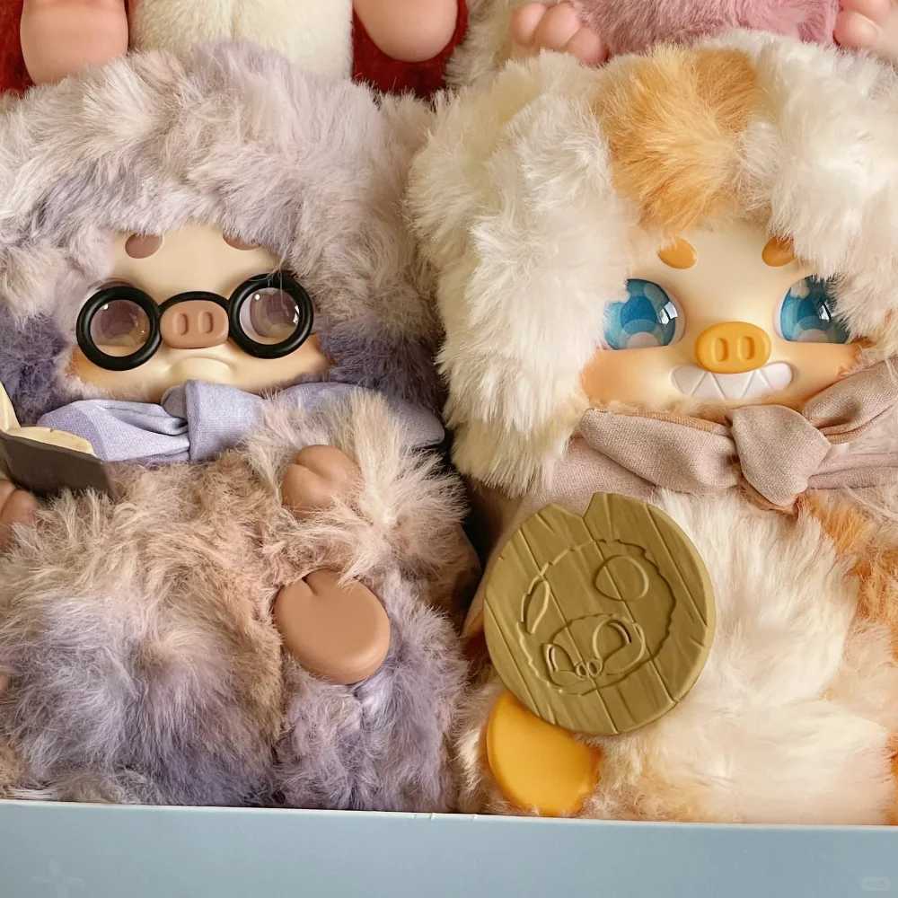 Cino Childrens Story Battle Plush Blind Box Kawaii Fluffy Pig Rabbit Doll Cute Animated Character Surprise Box Childrens Mysterious Gift Toy X241127