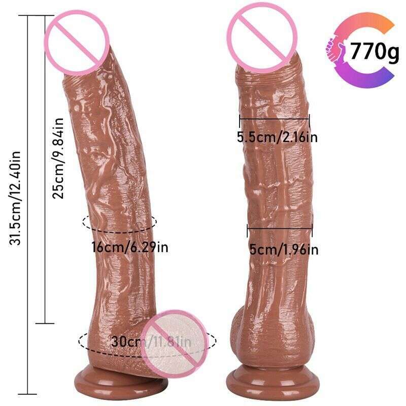 Realistic Long Dildo Erotic adult toys Huge Strong Silicone Suction Cup For Women anal Sex Products double dildo