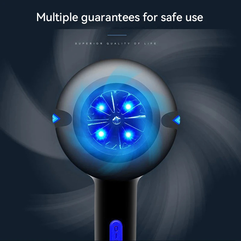 Hair Dryer Professional 1200W/2200W Gear Strong Power Blow Hair Dryer Brush For Hairdressing Barber Salon Tools Hair Dryer Fan 241128