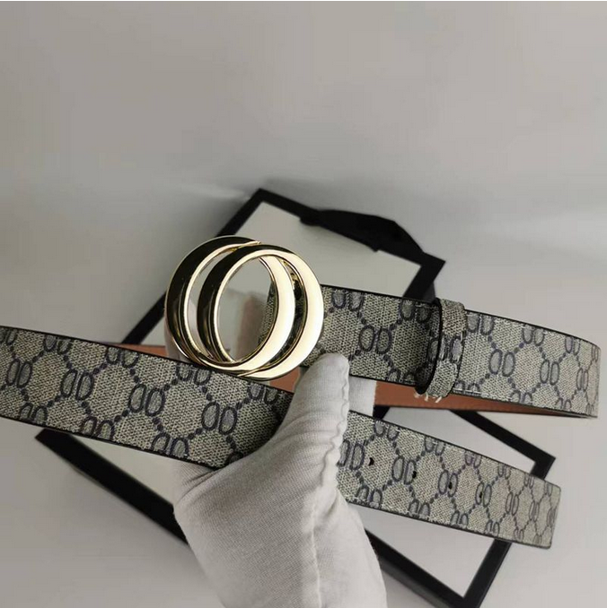 Classic letter smooth buckle belt Women's Designer Belt Fashion Belt man Cowhide Belt Men Luxury Belts Boutique packaging