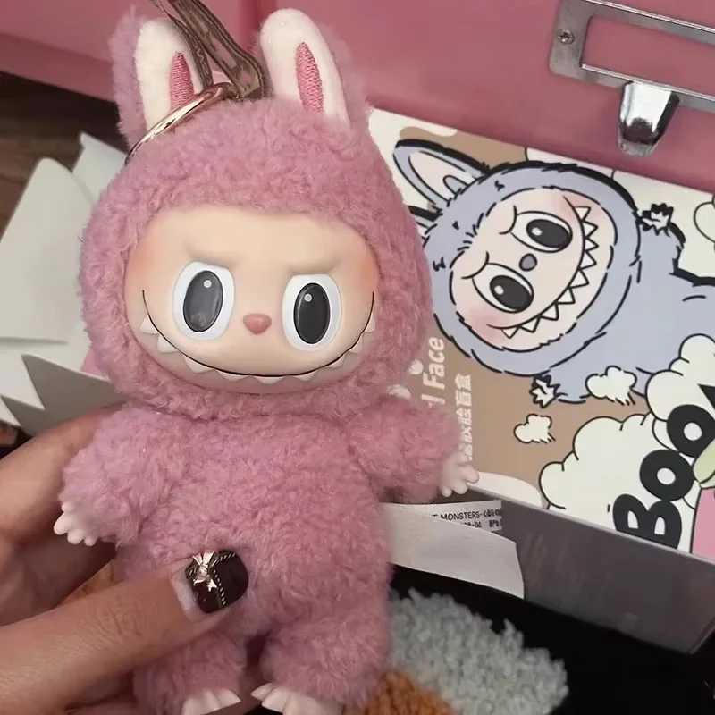 Labubu Monster Heartbeat Macaron Enamel Blind Box PVC Digital Desktop Decoration Kawaii Doll Childrens Christmas Gift X2503271