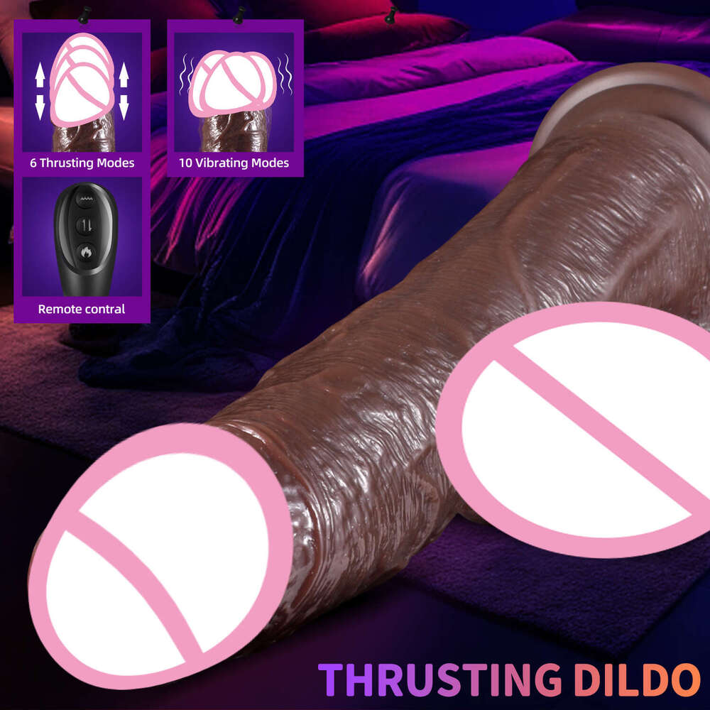 Realistic Dildo Vibrators for Female Vagina Remote Control Telescc Masturbator Anal hine Sex Toys For Women