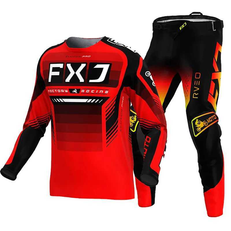 Racing Sets motocross gear set racing suit Off-road MX DH BMX ATV MTB Enduro MOTO Mens Kits Womens mountain Motorcycle Combo Downhill S2411284