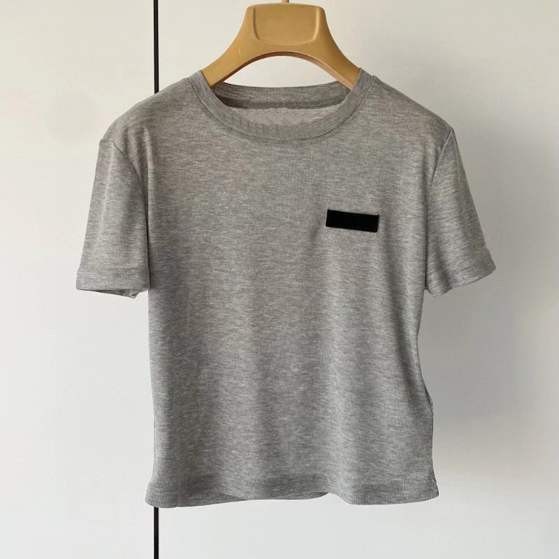 Tshirt Designer Clothes Women t shirts Long Sleeve Round Neck Letter Print Sexy Top Tee Female Casual Streetwear