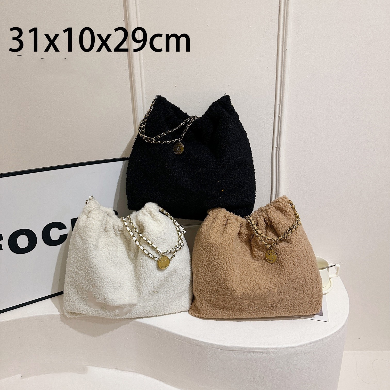 Luxury Designer C-C Bag high quality tote bag women Corduroy clutch chain Shopper Wholesale fashion Cross Body bag