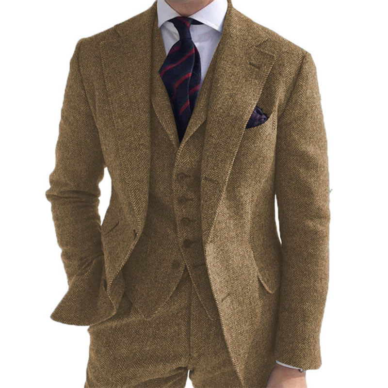 K766 Men's Dressy Yet Comfortable Wedding Attire for Grooms Premium Business Style