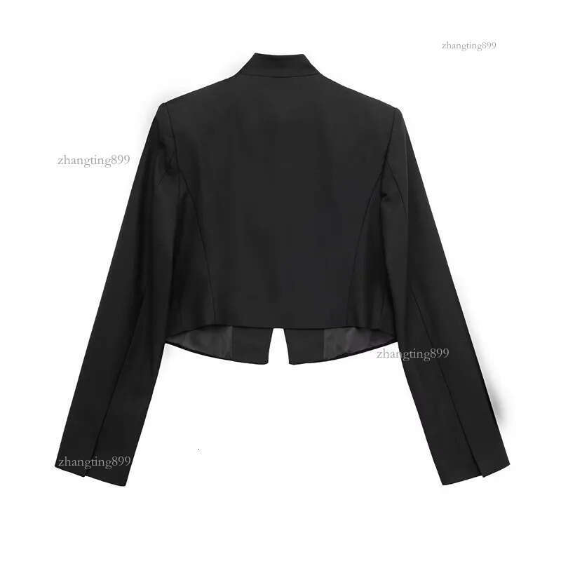 Women's Suits Blazers COS LRIS spring women's retro temperament standup collar longsleeved slimfit slanted lapel short suit jacket 2010737 2