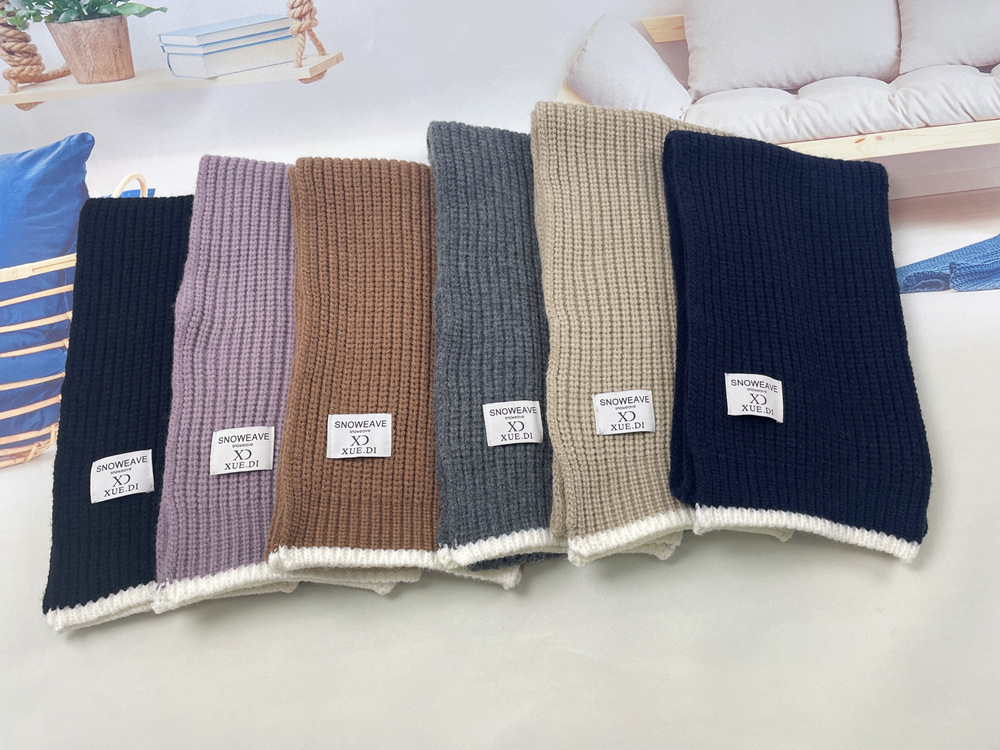 Winter Knitted Wool Scarf Hat Glove Three piece Set New Warm Alpaca Velvet Hat Male and Female Manufacturer Wholesale