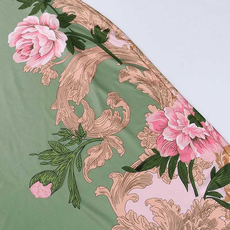 Sveless Floral Print Suspender Dress Women Fashion V-neck Slim Maxi Dresses 2023 Summer Chic Fe Beach Party Club RobeXJ2500207