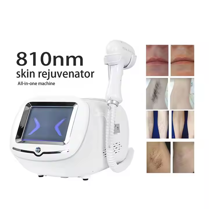 CE Approved 810nm hair removal portable laser 810 lazer hair removal 1 hand piece 755 810 1064 machine for sale