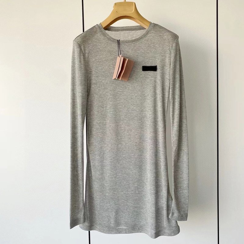 Tshirt Designer Clothes Women t shirts Long Sleeve Round Neck Letter Print Sexy Top Tee Female Casual Streetwear