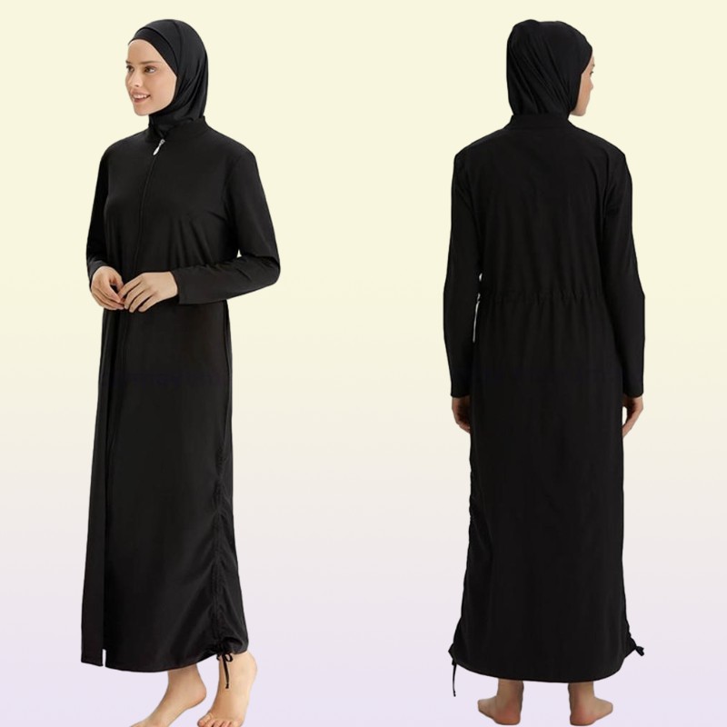 Swim Wear Islamic Women Muslim Swimwear Long Dress And Pants Burkini Swimsuit Modest Surf Sport Full Suit Swimming 3 Piece Sets