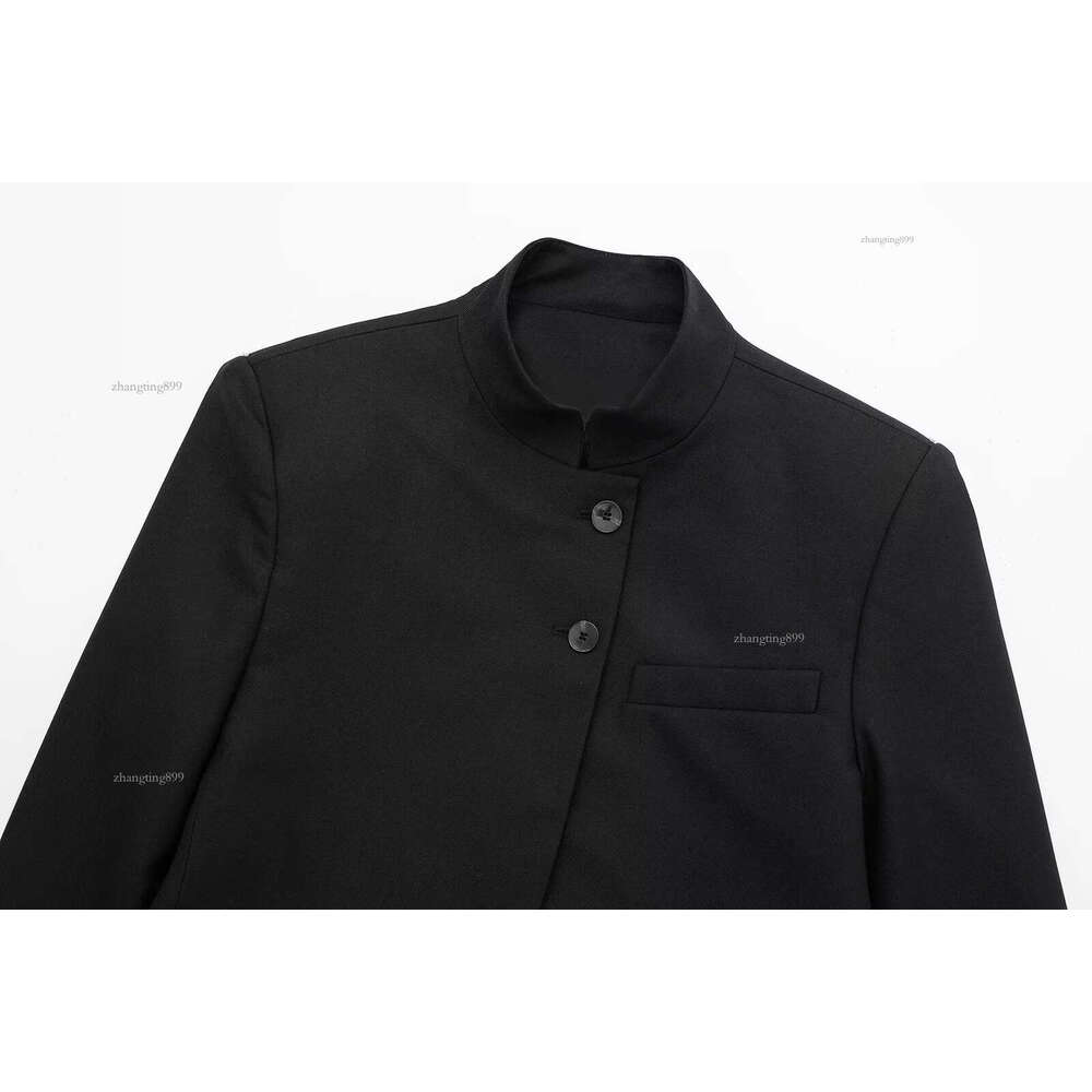 Women's Suits Blazers COS LRIS spring women's retro temperament standup collar longsleeved slimfit slanted lapel short suit jacket 2010737 2