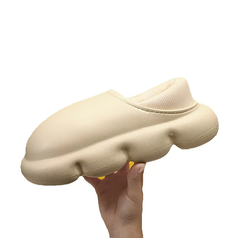 Free shipping designer's high-quality EVA soft thick soled women's winter fashionable home slippers, men's warm shoes new slippers