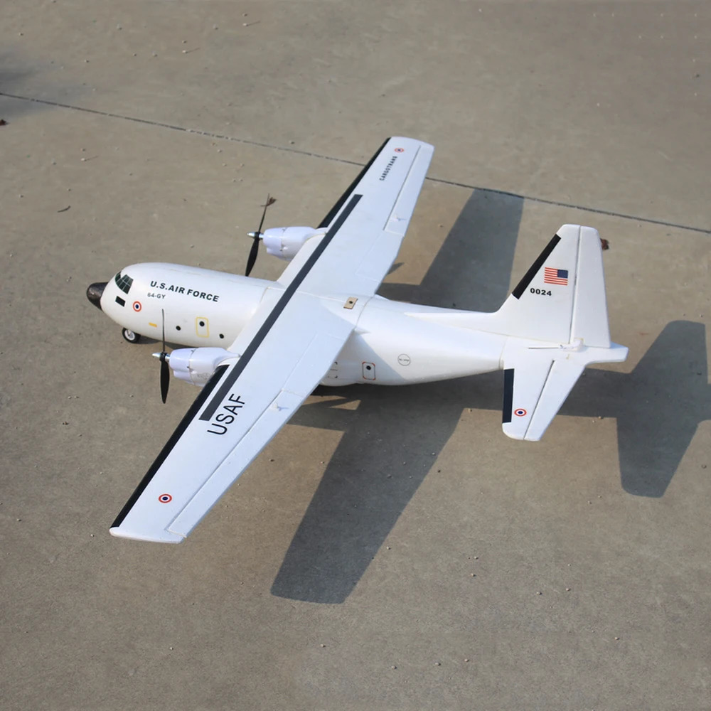 C160 Cargotrans Twin Hercules 1120mm Wingspan EPOS Warbird Transport RC Airplane KITPNP 241126