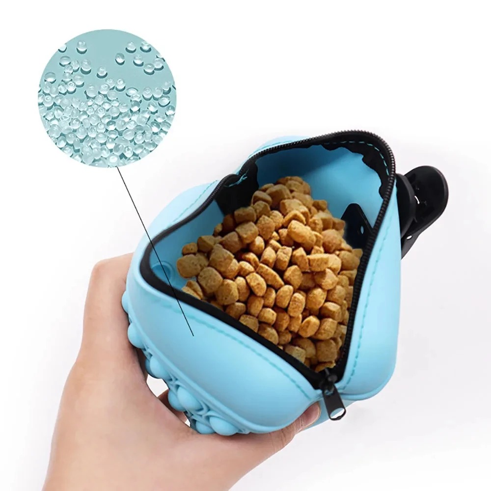 Pet Dog Training Portable Waist Bag Treat Dogs Snack Bait soft washable Outdoor Feed Storage Pouch Food Reward Bags