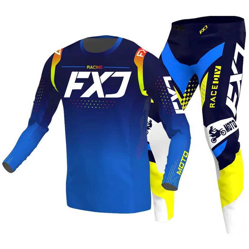Racing Sets motocross gear set racing suit Off-road MX DH BMX ATV MTB Enduro MOTO Mens Kits Womens mountain Motorcycle Combo Downhill S2411284