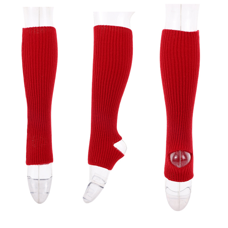 New Adult and Child Latin Dance Protective Leg Cover Knitted Yarn Ballet Warm Leg Yoga Step Warm Socks