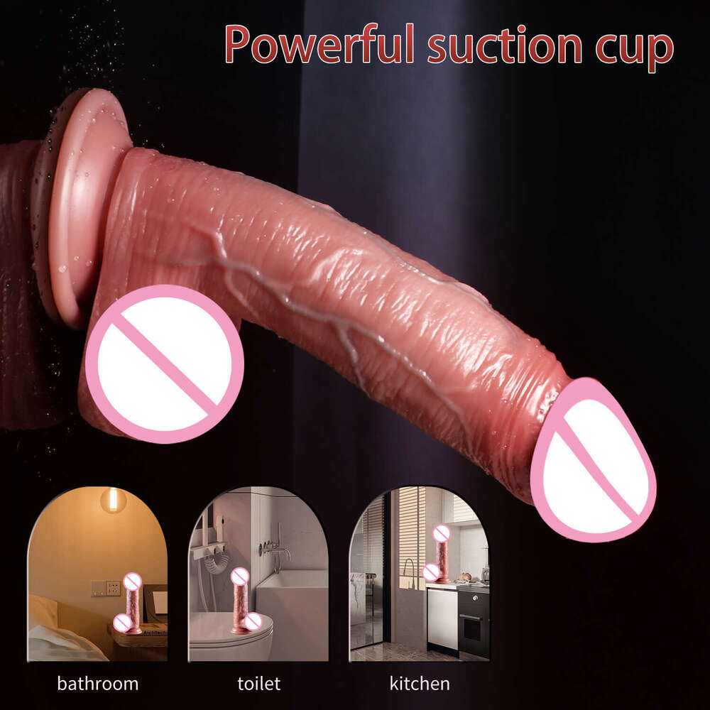 Realistic Dildo Silicone Artificial AnalPlug With Suction Cup Anal Female Masturbator Adult Sex Toys For Male Women