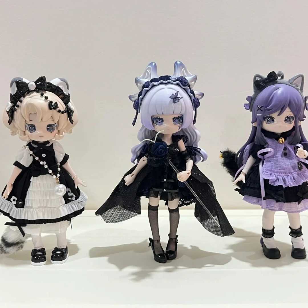 New Come4free Minty Fantasy Forest Bjd Blind Box 12player 1/12 Bjd Movable Doll Animal Action Character Model Toy Gift X241127