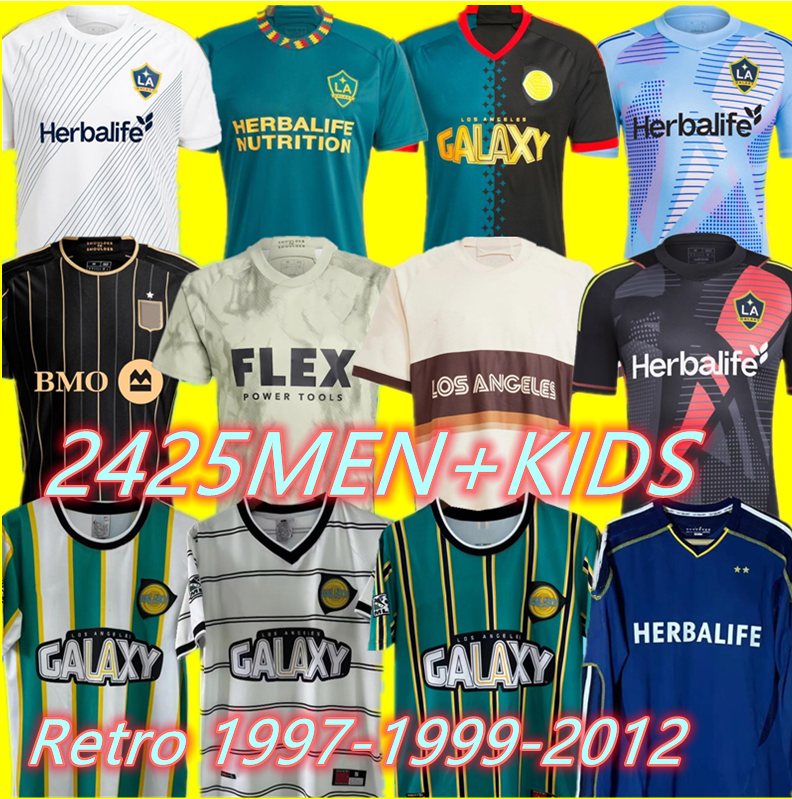 Fan Version 2024 LAFC soccer jerseys 24 25 VELA CHIELLINI ACOSTA D.BOUANGA KAYE ROSSI Los Angeles FC LA GALAXY CHICHARITO VELA Football shirts mens kids Retro 97-99-2012