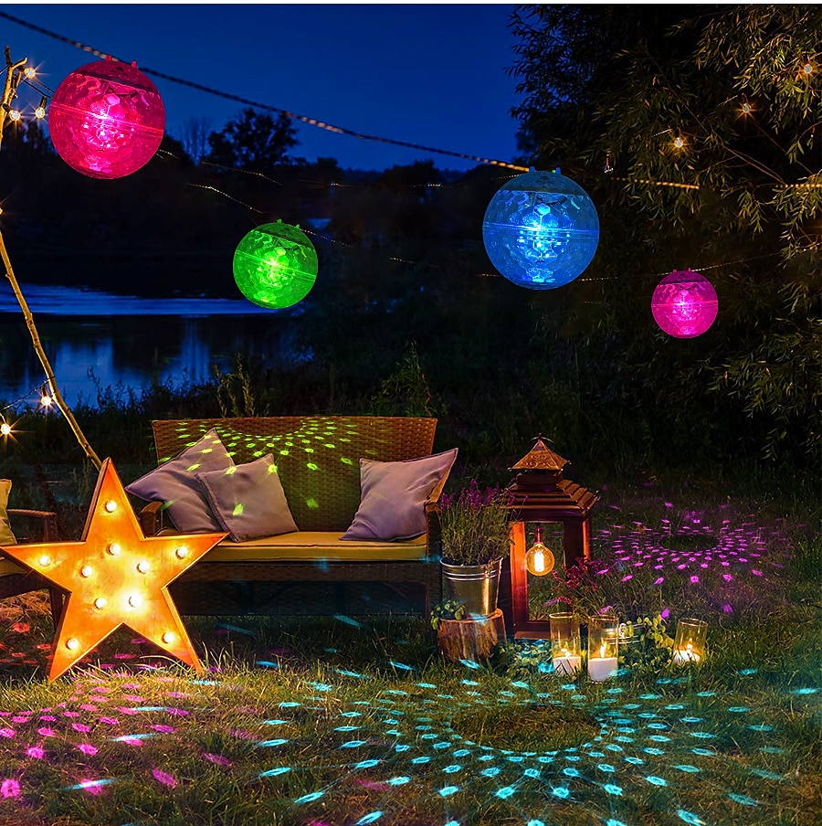 Floating Pool Lights Solar Pool Lights with RGB Color Changing Waterproof Pool Lights