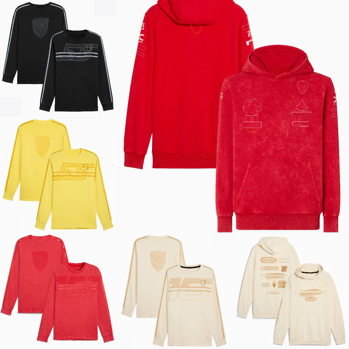 F1 2024 Team Special Edition Formula 1 New Season Desert Sun Series Limited Hoodie Official Same Men and Women Pullover Sweat free shipping