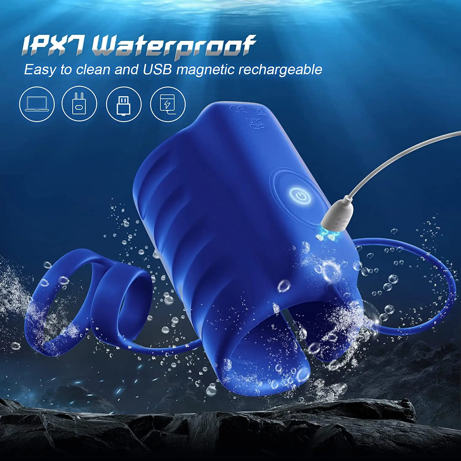 Bluetooth Male Masturbator Penis Delay Trainer Mens Vibrator APP Control Glans Stimulater Massager Cockring Sex Toys for Men 240423