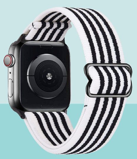 Scrunchie Strap for watch band 42mm 44mm 45mm Elastic Nylon solo Loop bracelet iWatch series 3 4 5 6 se 7