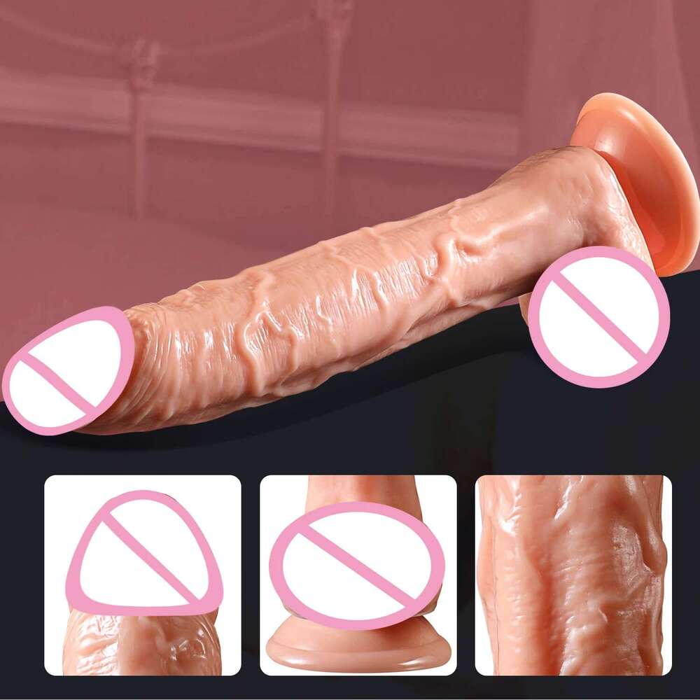 9 Inch Huge Realistic Dildo with Suction Cup Adult Sex Toys Women Men Big Lifelike Dildos for Vaginal G spot and Anal Play