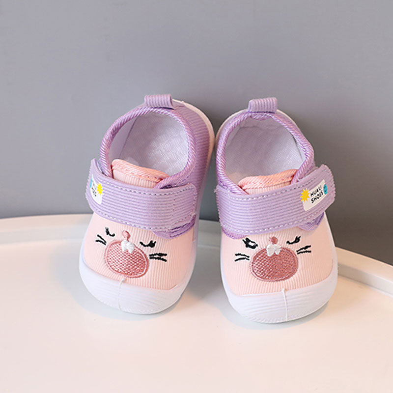 Infant 0-3 Years Old Baby Shoes First Walkers Spring Autumn Cutefeet Sneakers Toddler Anti Kicking Non-slip Soft Sole Squeaky Casual Shoes Size 16 - 2