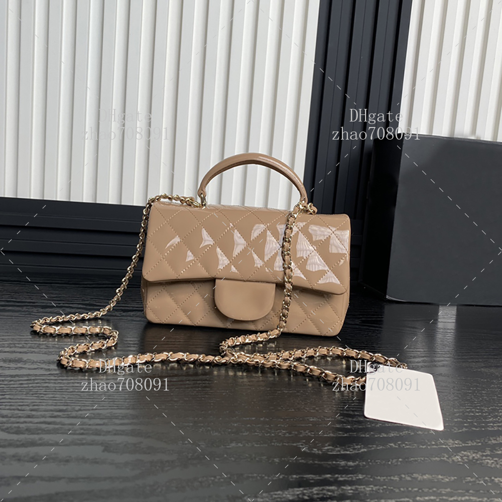 Women's Mini Handbag - Designer Calfskin Chain Crossbody Bag, Shoulder Bag, 20cm With Box C06I