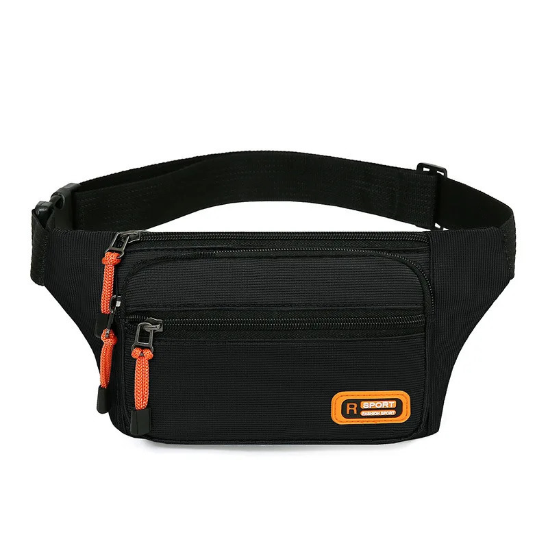 Waterproof Men Waist Bag Fanny Pack Fashion Running Chest Unisex Sling Crossbody Casual Hip Belt Packs 241115