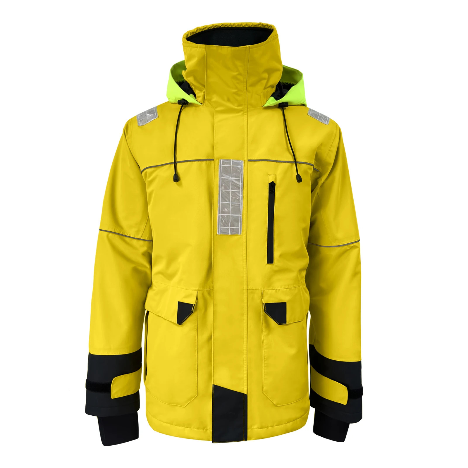 LKVER Outdoor Waterproof Hoodie Keep Warm Sailing Jacket Water Resistant and Windproof Nautical Suit 240419